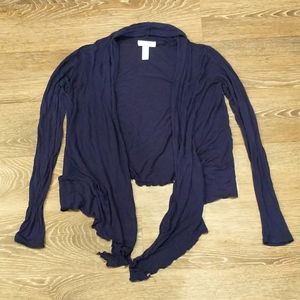 Women's small dark blue cardigan